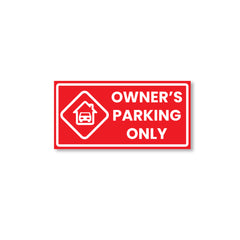 Owner’s Parking Sign Board | Reserved Parking Board by Zaqiz