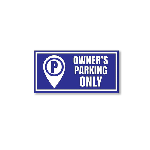 Owner Parking Sign Board for Apartment & Office | Sleek Design
