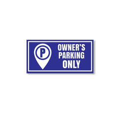 Owner Parking Sign Board for Apartment & Office | Sleek Design