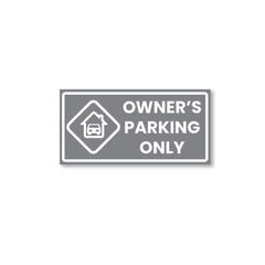 Owner’s Parking Sign Board | Reserved Parking Board by Zaqiz
