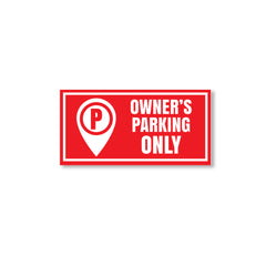 Owner Parking Sign Board for Apartment & Office | Sleek Design