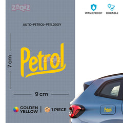 Bold Petrol Indicator Sticker for Tanks