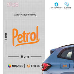 Bold Petrol Indicator Sticker for Tanks