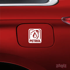 Clear Petrol Use Sticker for Vehicles