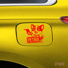 Petrol Use Advisory Decal for Safety