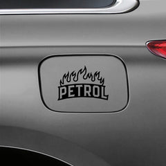 Bold Petrol Use Label for Bikes & Cars