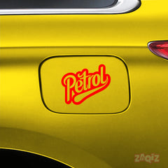 Compact Petrol Label for Clear Signs