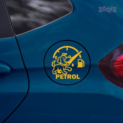 Zaqiz Petrol Fuel Cap Sticker – Glossy Finish and Neat Look
