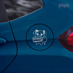 Bold Text Petrol Label Sticker