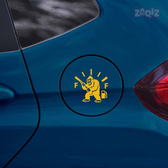 Zaqiz Petrol Symbol Label for Car Fuel Lid – Neat and Smooth Finish