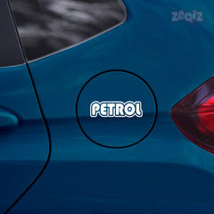 Minimal Design Petrol Use Sticker Label