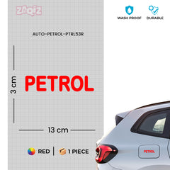 Petrol Sticker for Clear Fuel Guidance