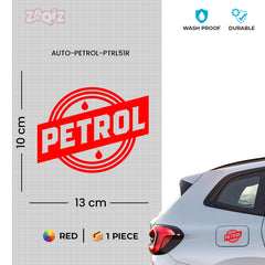 Petrol Fuel Reminder Decal for Vehicles