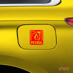 Clear Petrol Use Sticker for Vehicles