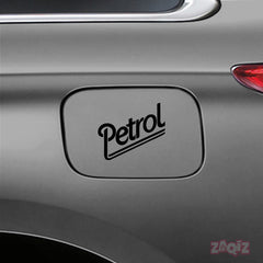 Compact Petrol Warning Sticker for Cars