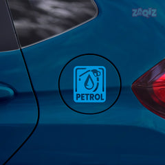 Clear Petrol Use Sticker for Vehicles
