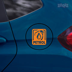 Clear Petrol Use Sticker for Vehicles