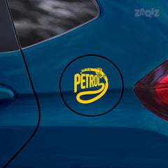 Petrol Reminder Decal for Fuel Caps