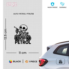 Petrol Use Advisory Decal for Safety