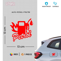 Long-Lasting Petrol Fuel Use Label Decal
