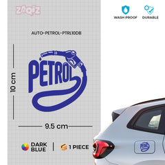 Petrol Reminder Decal for Fuel Caps