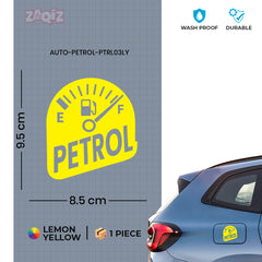 Petrol Identification Sticker for Bikes
