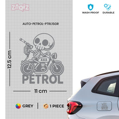 Petrol Use Advisory Decal for Safety