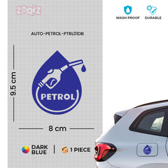 Petrol Only Fuel Tank Label for Cars