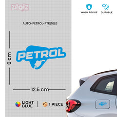 Eco-Friendly Petrol Use Label Decal