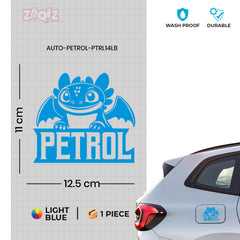 Stylish Petrol Only Sticker for Cars