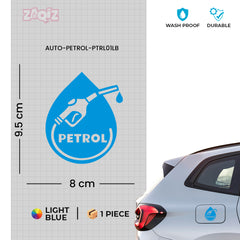 Petrol Only Fuel Tank Label for Cars