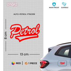 Petrol Fuel Reminder Decal for Vehicles
