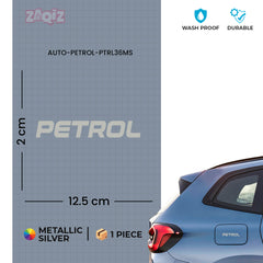 Durable Petrol Reminder Sticker Label