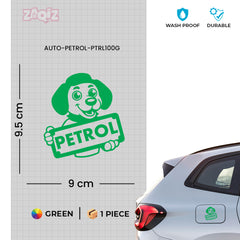Zaqiz Petrol Fuel Type Identification Sticker – Simple Design
