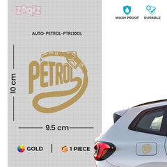 Petrol Reminder Decal for Fuel Caps