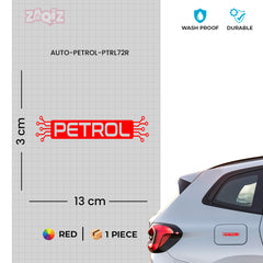 Simple Petrol Fuel Safety Marker Label