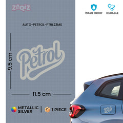 Compact Petrol Label for Clear Signs