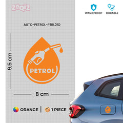 Petrol Only Fuel Tank Label for Cars
