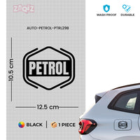 Weatherproof Petrol Sticker for Caps