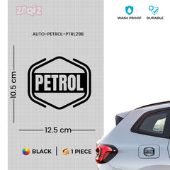 Weatherproof Petrol Sticker for Caps