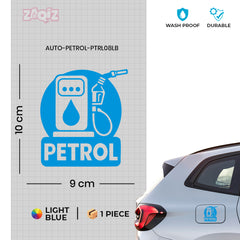 Petrol Only Tank Label for Clear Use