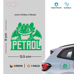 Stylish Petrol Only Sticker for Cars