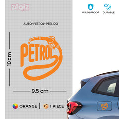 Petrol Reminder Decal for Fuel Caps