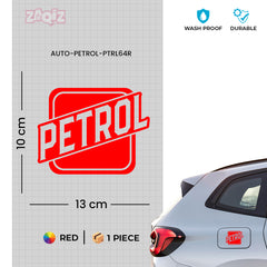 Petrol Safety Sticker for Fuel Tanks