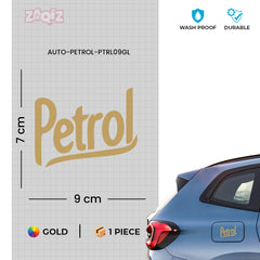 Bold Petrol Indicator Sticker for Tanks