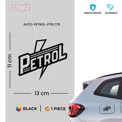 Minimalist Petrol Tank Reminder Sticker