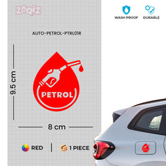 Petrol Only Fuel Tank Label for Cars