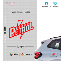 Minimalist Petrol Tank Reminder Sticker