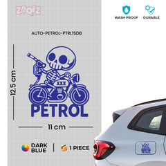 Petrol Use Advisory Decal for Safety