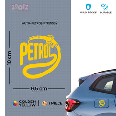 Petrol Reminder Decal for Fuel Caps